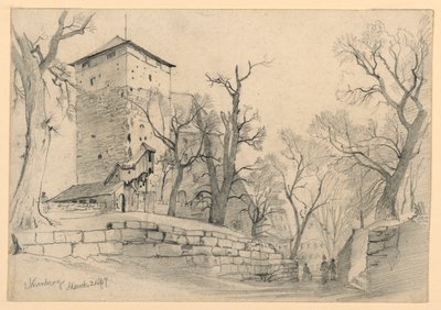 Nuremberg Castle, Germany by William Trost Richards