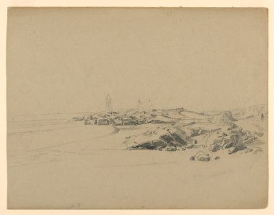 Study of Seashore, Point Judith, RI by William Trost Richards