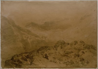 A Rocky Pass between Mountains (Glen Croe, with Slopes of Ben Arthur: Ben an Lochain) by Joseph Mallord William Turner