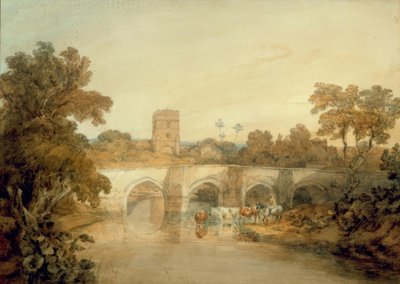 Bromfield on the River Onny, near Ludlow, Shropshire by Joseph Mallord William Turner