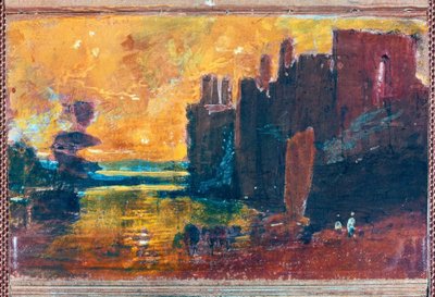 Caernarvon Castle at Sunrise by Joseph Mallord William Turner
