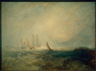 Fishing Boats Bringing a Disabled Ship into Port Ruysdael by Joseph Mallord William Turner