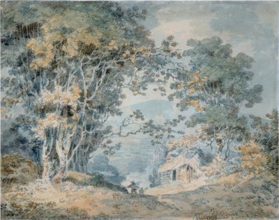 Rustics on a Country Track at Hindhead, Surrey by Joseph Mallord William Turner