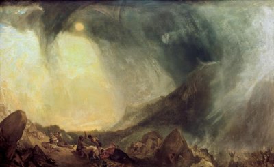 Snow Storm: Hannibal and his Army Crossing the Alps by Joseph Mallord William Turner