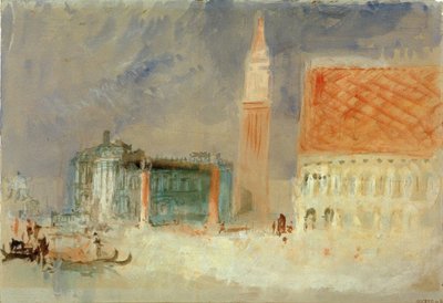 The Piazzetta and the Doge’s Palace from the Bacino by Joseph Mallord William Turner