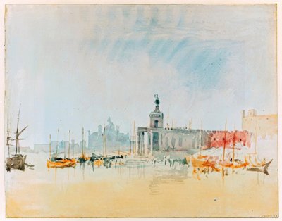 The Punta della Dogana, with the Zitelle in the Distance by Joseph Mallord William Turner