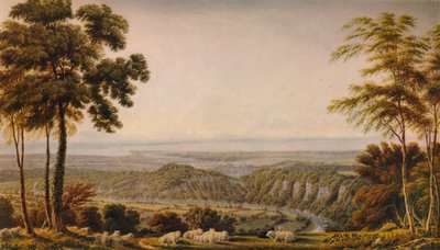 View from the Wyndd Cliff, near Chepstow - Morning, c1820, 1938 by Joseph Mallord William Turner