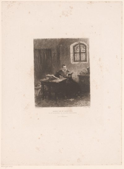 Philip of Marnix of Saint-Aldegonde in Prison by William Unger