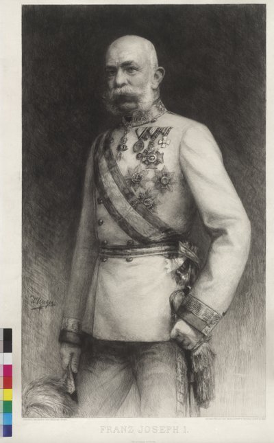 Franz Joseph I in Gala Uniform of a Field Marshal by William Unger