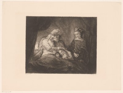 Jacob Blesses Ephraim and Manasseh by William Unger