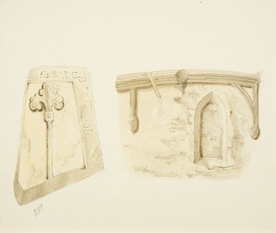 Part of a Tomb and remains of a Window in St James