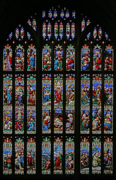The Nativity and the theme of Baptism by William Wailes