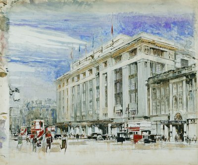 A Perspective Design for Derry and Toms, Kensington High Street by William Walcot