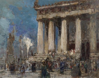 Greek Temple, 1919 by William Walcot
