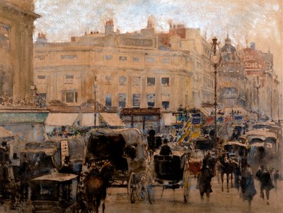 Rush Hour, Oxford Circus by William Walcot