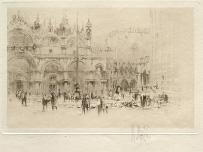 The Piazza San Marco (Venice Set, No. 2) by William Walcot