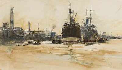 The Pool of London, 1924 by William Walcot