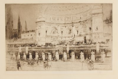 The Stadium of Domitian, Palatine Hill by William Walcot