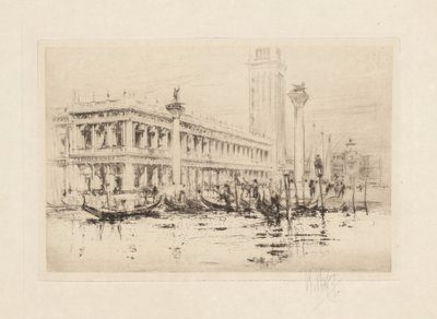 The Venice Set: The Library of St. Mark’s by William Walcot