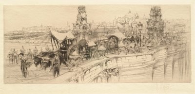 Toledo Bridge, Madrid by William Walcot