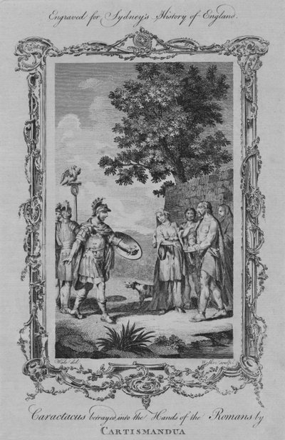 Caractacus Betrayed into the Hands of the Romans by Cartismandua by William Walker
