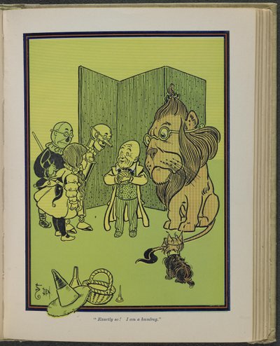 "Exactly so! I am a humbug" Illustration from "The Wonderful Wizard of Oz" by Lyman Frank Baum by William Wallace Denslow