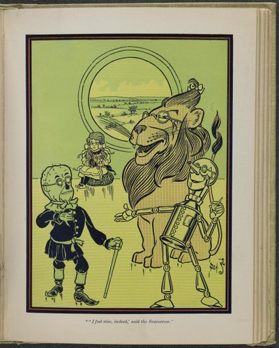 Illustration from "The Wonderful Wizard of Oz" by William Wallace Denslow