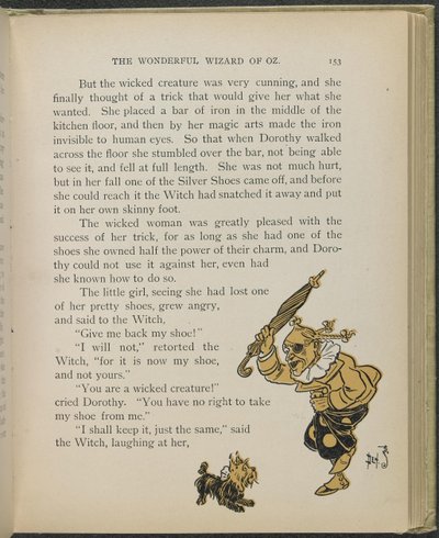 Illustration from "The Wonderful Wizard of Oz" by Lyman Frank Baum by William Wallace Denslow