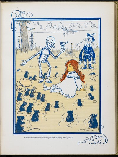 Permit me to introduce to you her majesty, the Queen by William Wallace Denslow