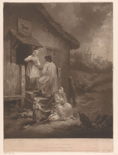 Family in Front of an Inn (The Dram) by William Ward