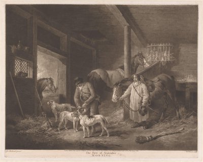 Hunters Preparing Their Animals by William Ward