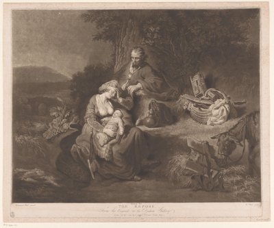Rest on the Flight into Egypt by William Ward