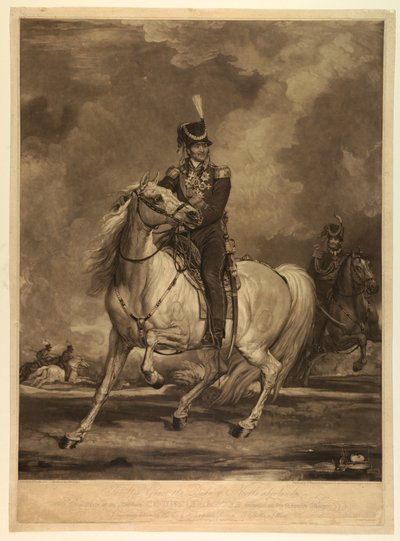 The Hetman Count Platoff Mounted on his Favorite Charger by William Ward