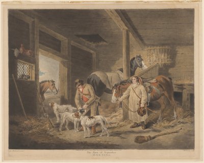 The First of September, Morning by William Ward after George Morland