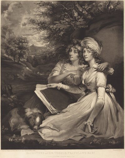 Daughters of Sir Thomas Frankland Bart (The Sisters) by William Ward after John Hoppner
