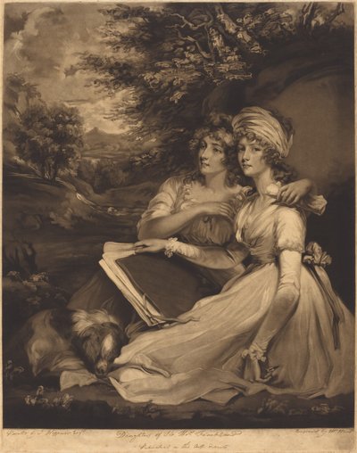 The Daughters of Sir Thomas Frankland by William Ward after John Hoppner