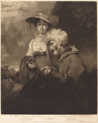 The Blind Beggar of Bednall Green by William Ward after William Owen
