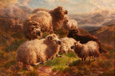 Evening on the Hills, Loch Tay, Perthshire by William Watson