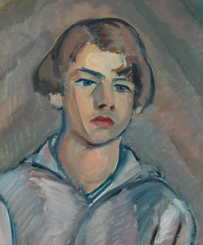 Portrait of a Young Man with Long Hair by William Watson Peploe
