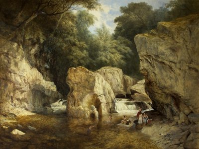 Scene in North Wales by William West