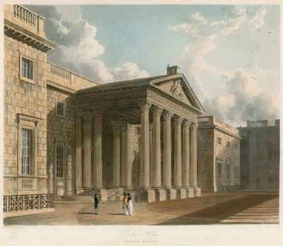 Carlton House, London, north front by William Westall