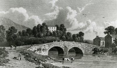 Greta Hall and Keswick Bridge, engraved by E. Francis, 1842 by William Westall