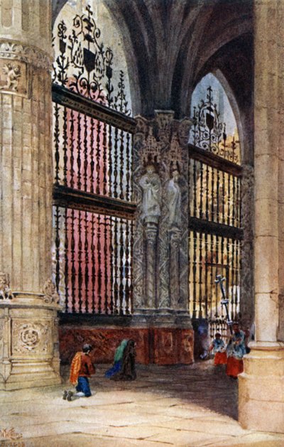 Burgos, the Capilla Mayor by William Wiehe Collins
