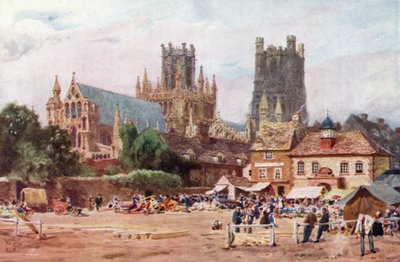 Ely, the Market Place by William Wiehe Collins