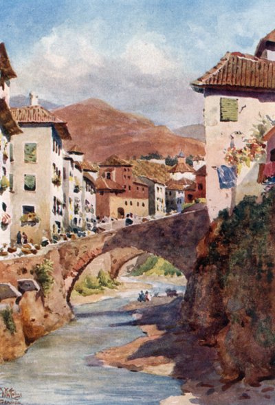 Granada, Calle del Darro by William Wiehe Collins