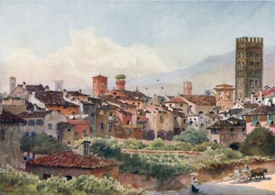Lucca, from the City Walls by William Wiehe Collins