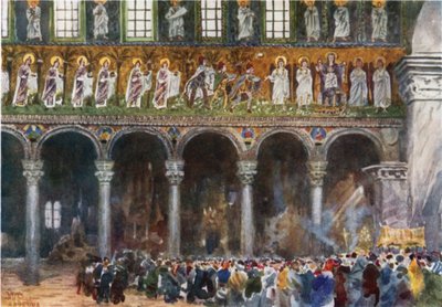 Ravenna. S. Apollinare Nuovo by William Wiehe Collins