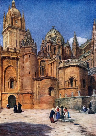 Salamanca, the Old Cathedral by William Wiehe Collins