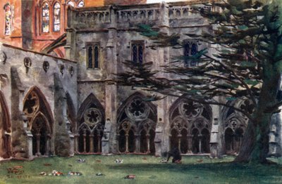 Salisbury, the Cloisters by William Wiehe Collins