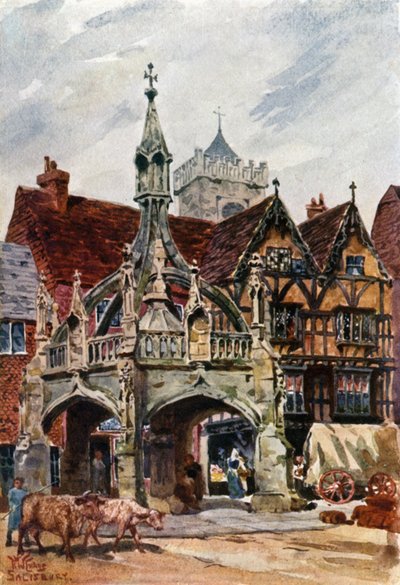 Salisbury, the Market Cross by William Wiehe Collins